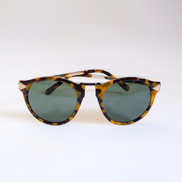 Karen Walker Helter Sunglasses Brown Tortoise main image 5